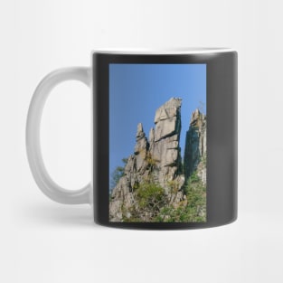 Bodetal, rock, cliff, cliff, Thale, Harz, Germany, autumn Mug